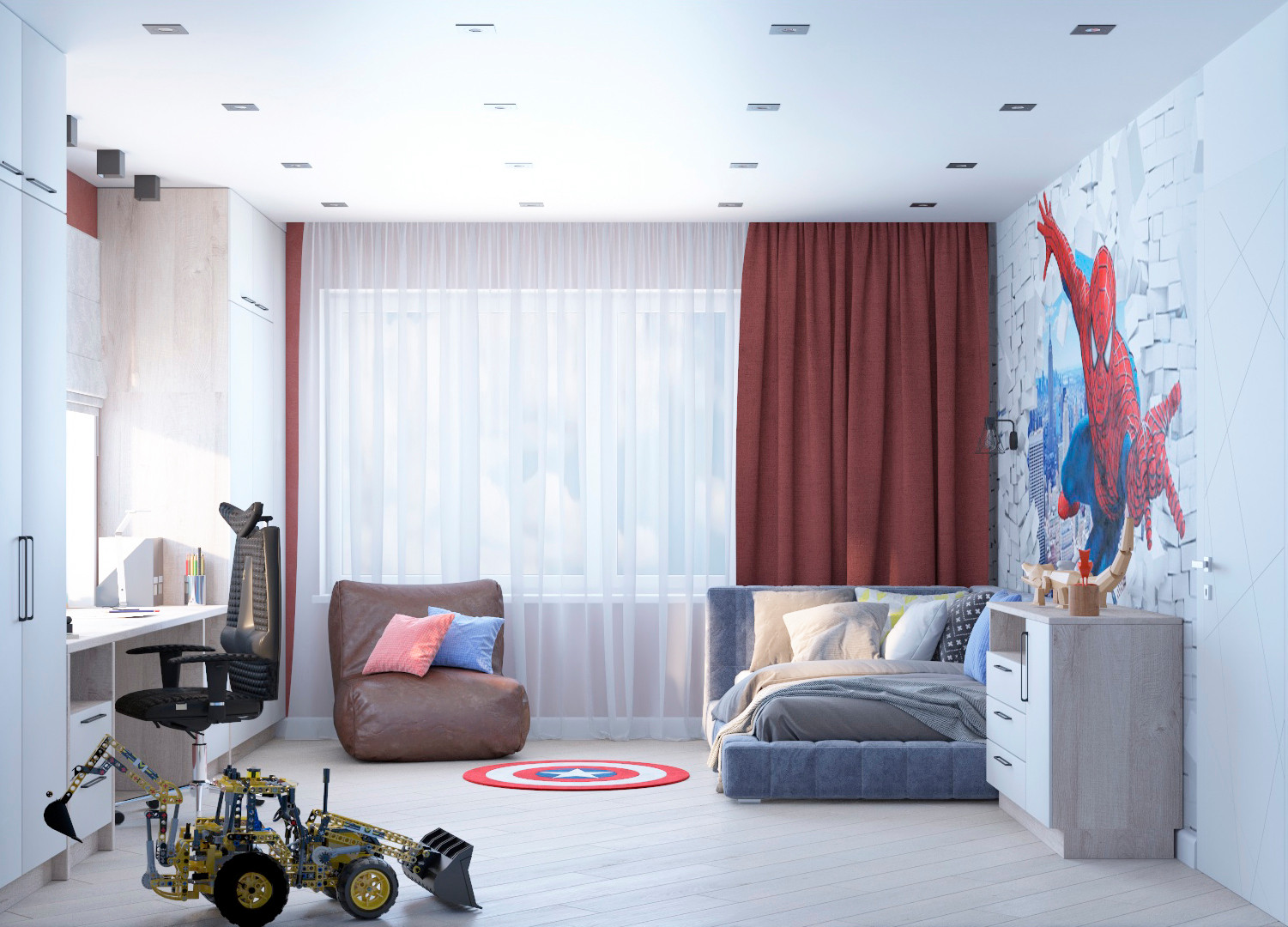 Детская комната для первоклассника