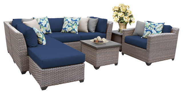 Florence 8 Piece Outdoor Wicker Furniture Set 08G