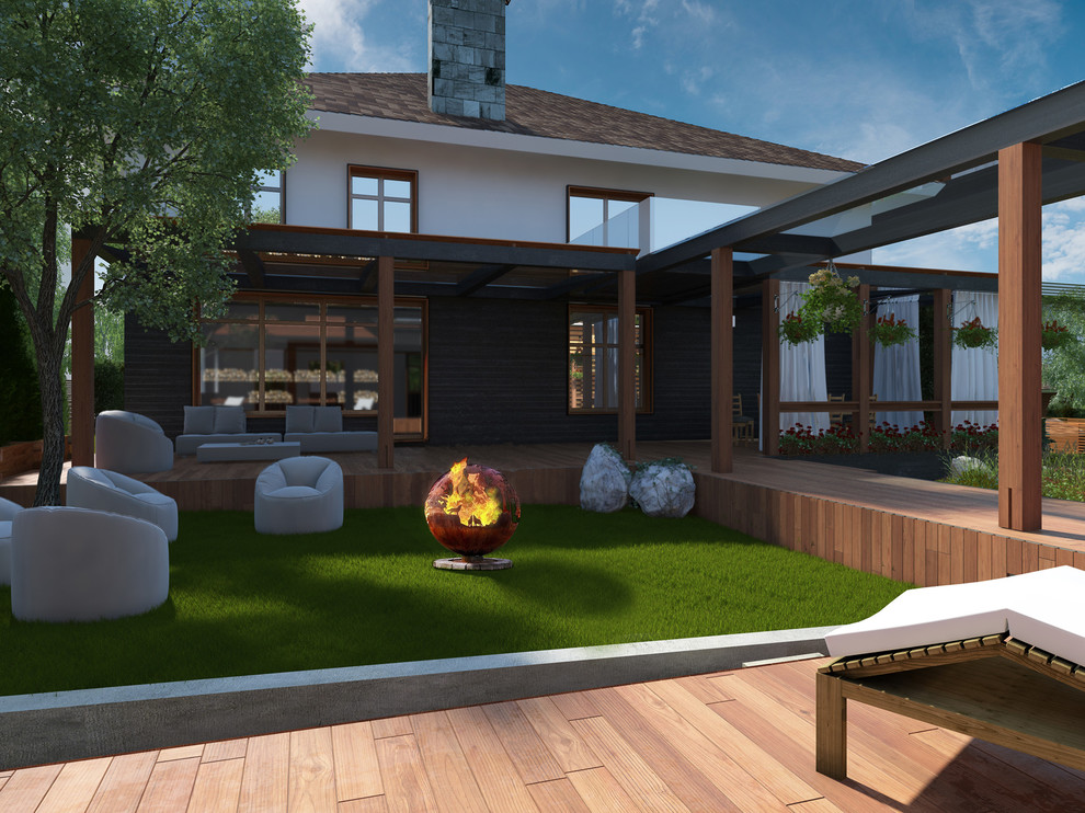 Реконструкция дома с благоустройством территории, М.О., Красногорский район