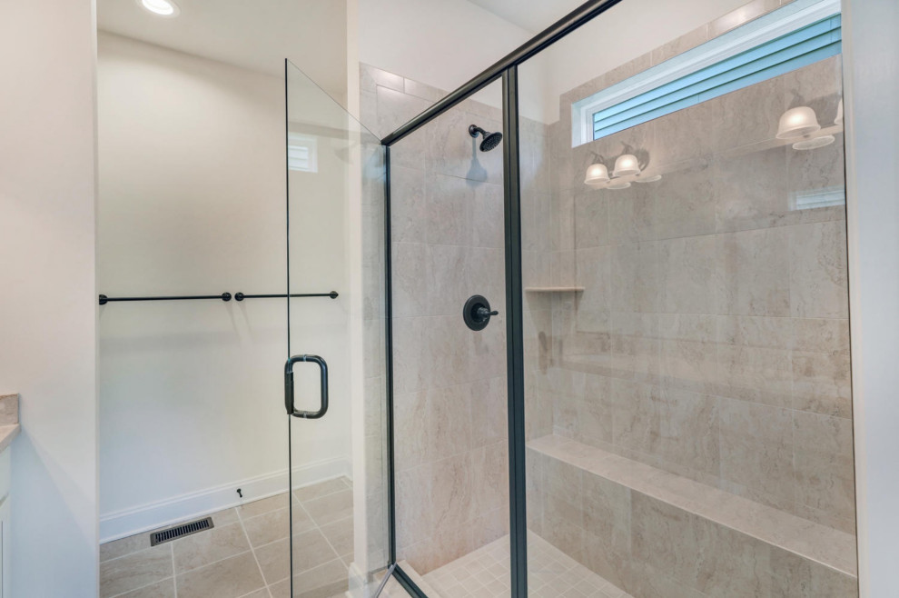 The Kelsey Primary Bath Bathroom Richmond by Main Street Homes