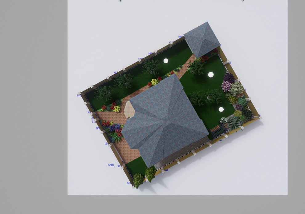 Дизайн участка в Лобне