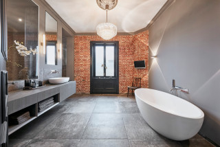 Graue Badezimmer Ideen Design Bilder August 2020 Houzz De