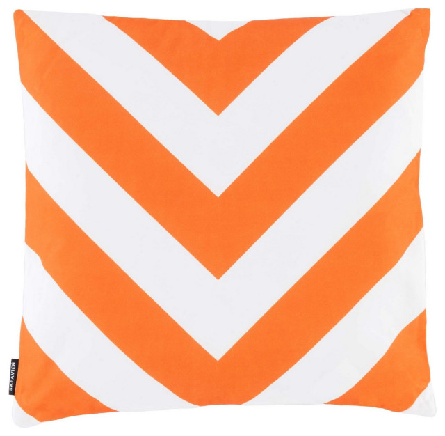 Safavieh Kadyn Outdoor Pillow Orange 18" X 18"