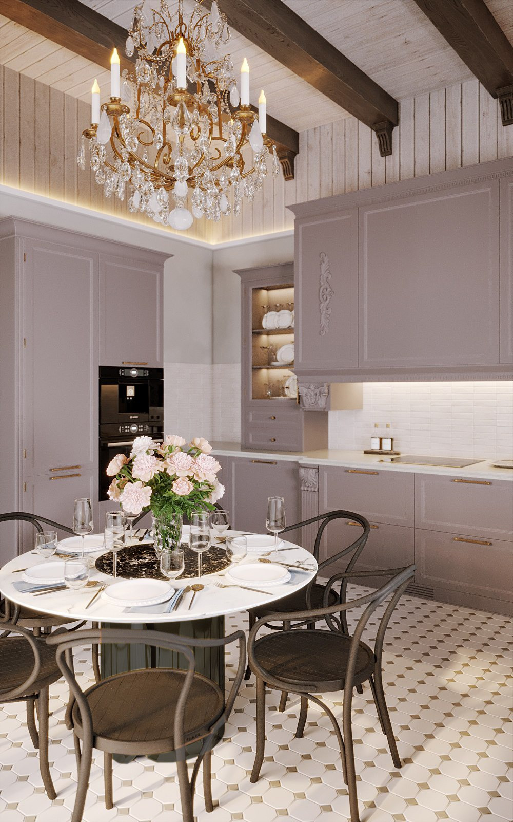 Усадьба в Павловске. Проект интерьера загородного дома.