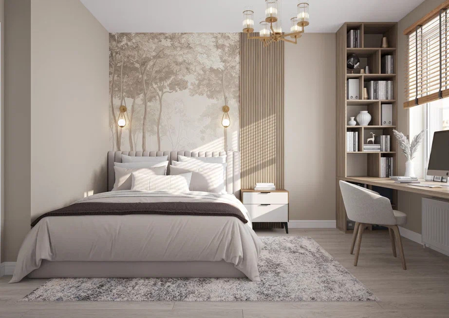 Ремонт квартиры 78 м2 в современном стиле с элементами сканди