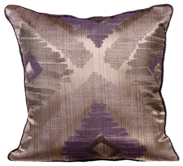 Purple Throw Pillow Covers 16 X16 Silk Abstract Therapy Purple Throw Pillow Covers 16 X16 Silk Abstract Therapy