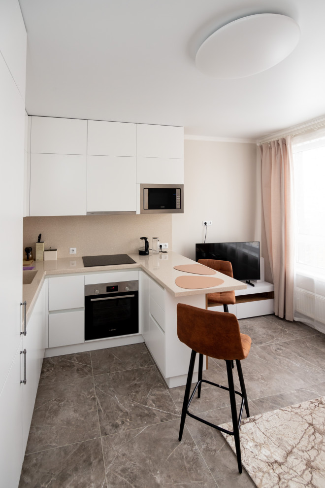 Современная кухня в минималистичном стиле