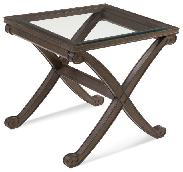 Bassett Mirror Wellington II Rectangle End Traditional Side Tables