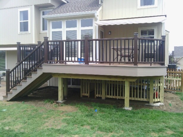 Deck - traditional deck idea