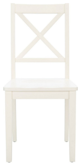 Pixie X Back Dining Chair, Set of 2, White - Modern - Dining Chairs ...