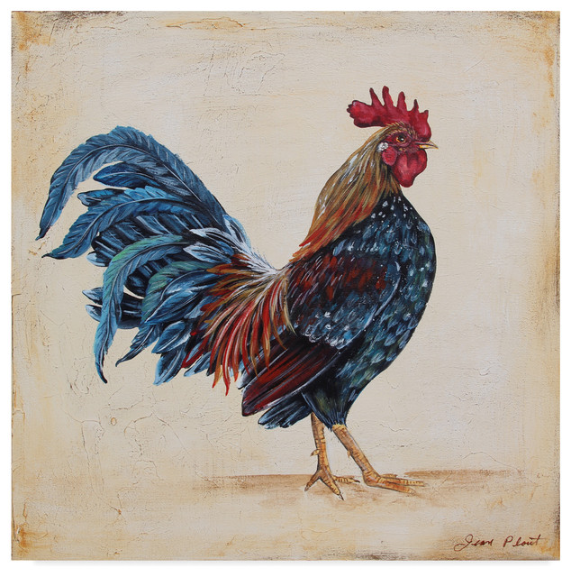 Jean Plout 'Rooster 2' Canvas Art, 14