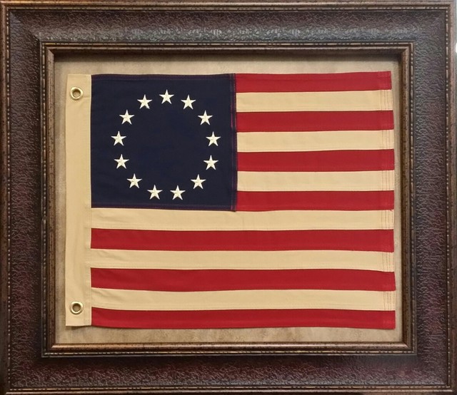 Betsy Ross Flag Framed Art Traditional Wall Accents by Wall Art Giant