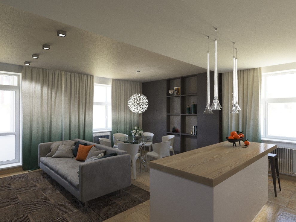 Проект квартиры в современном стиле