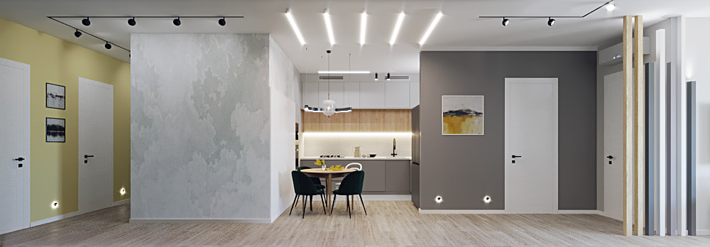 Современная квартира для молодой семьи