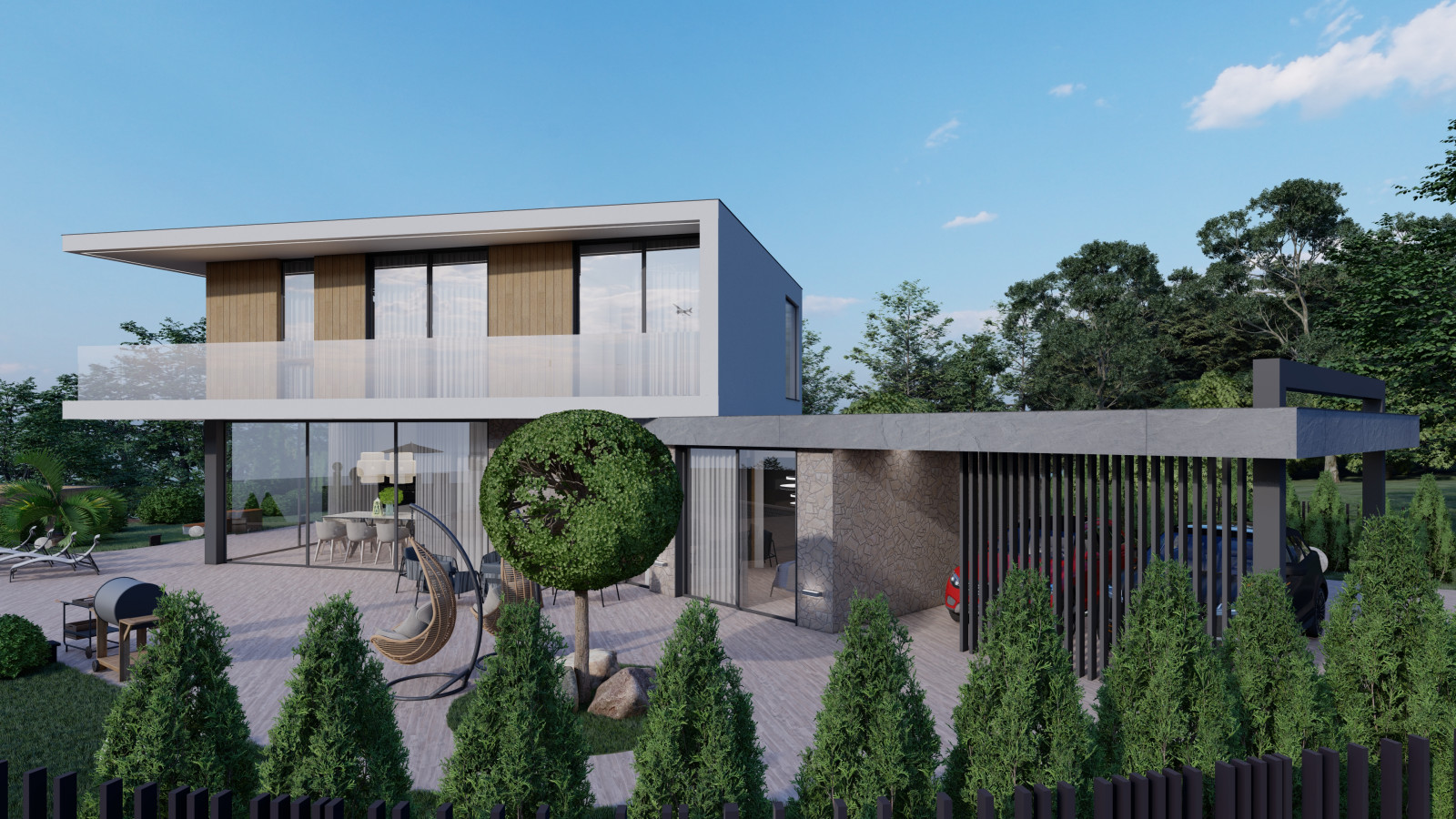 Жилой квартал частных домов, район Ручей Видный