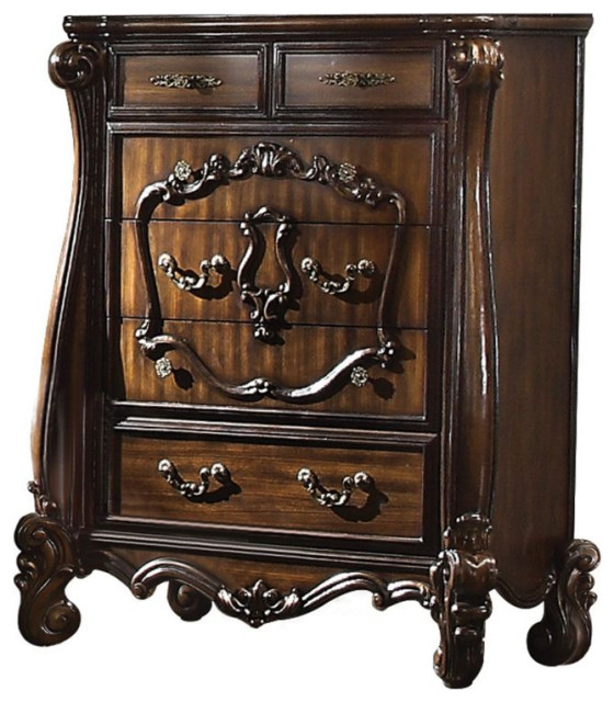 Acme Versailles Chest Cherry Oak Victorian Accent Chests And
