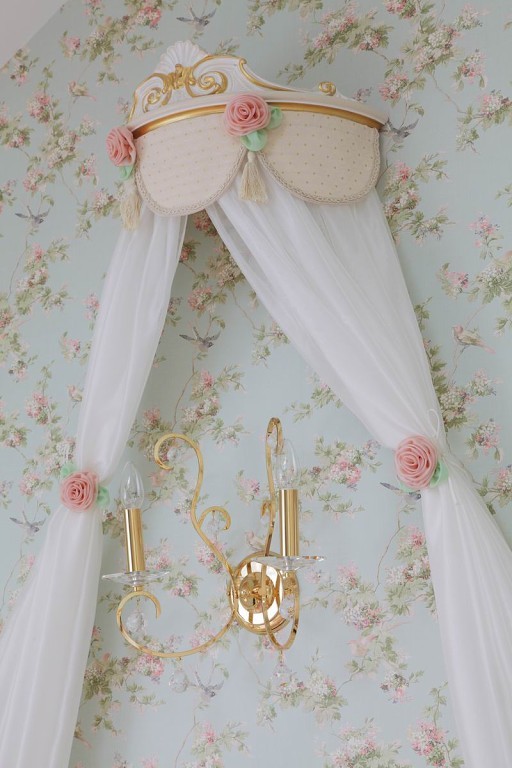 Текстильное оформление комнаты девочки