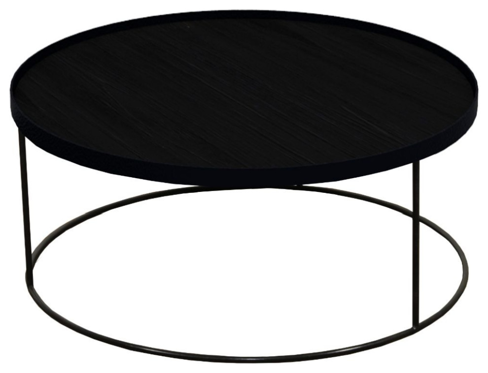 Round Tray Coffee Table OROA Industrial Coffee Tables by Oroa