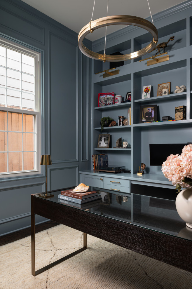 Southside Place Full Home Renovation - Transitional - Home Office ...