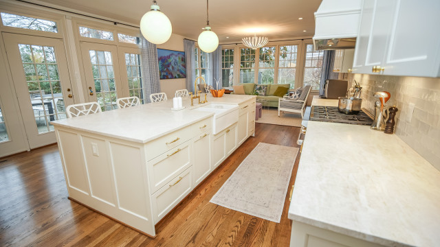 Open Concept Living Room / Kitchen modern-kueche