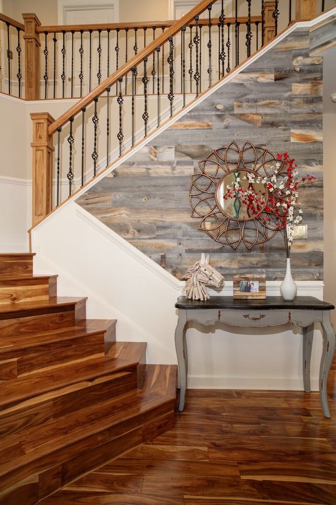 Mountain style staircase photo in Baltimore