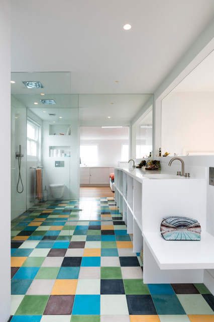 Islington Internal Remodelling contemporaneo-cuarto-de-bano