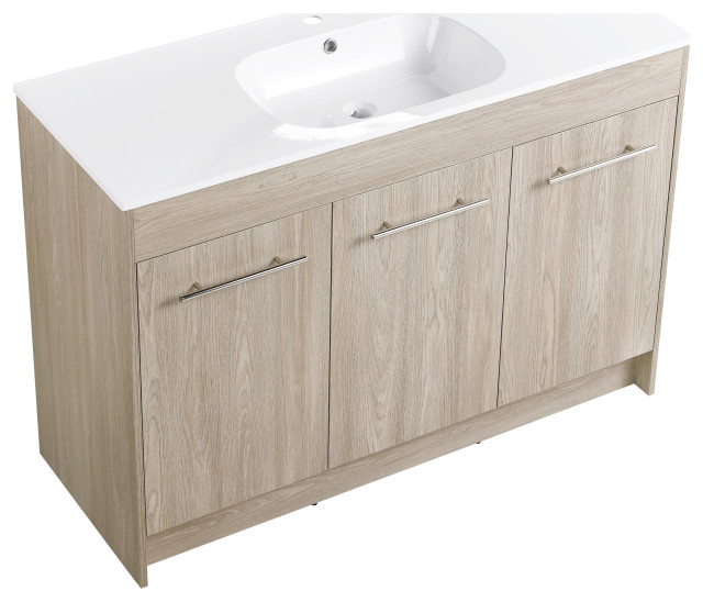 TATEUS Freestanding Bathroom Vanity 48 Inch - Transitional - Bathroom ...