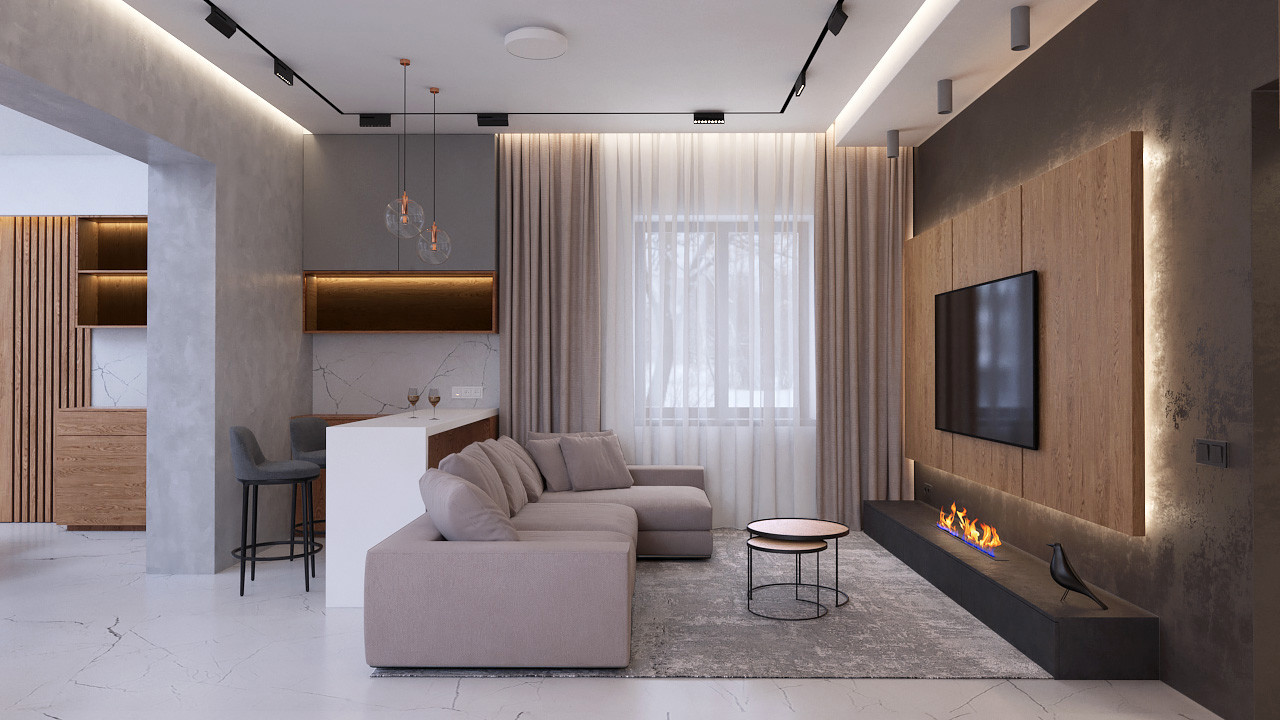 Дизайн проект дома, 88 кв. м, г. Самара, п. Кириллинский