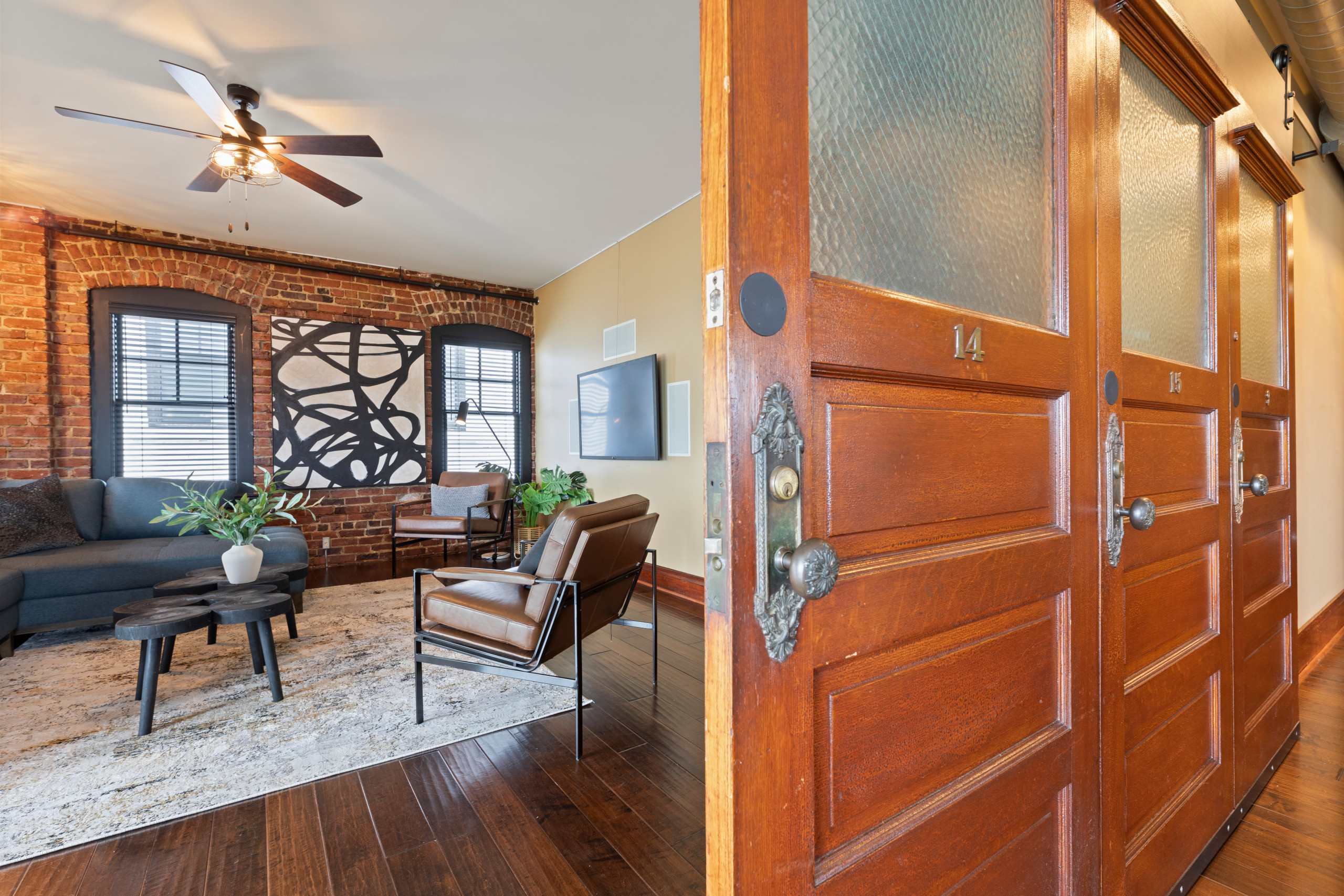 Downtown Industrial Condo Staging