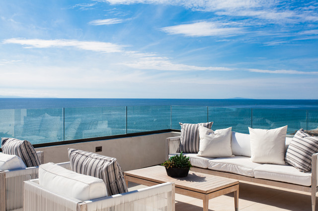 Beach View modern-terrasse