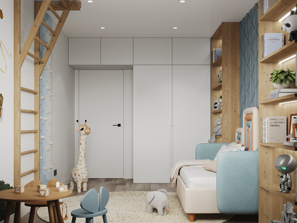 Квартира для молодой семьи с элементами сканди