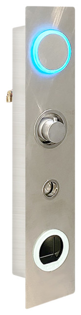 Steam Spa System, Serene Steam, Solar Flare, Brushed