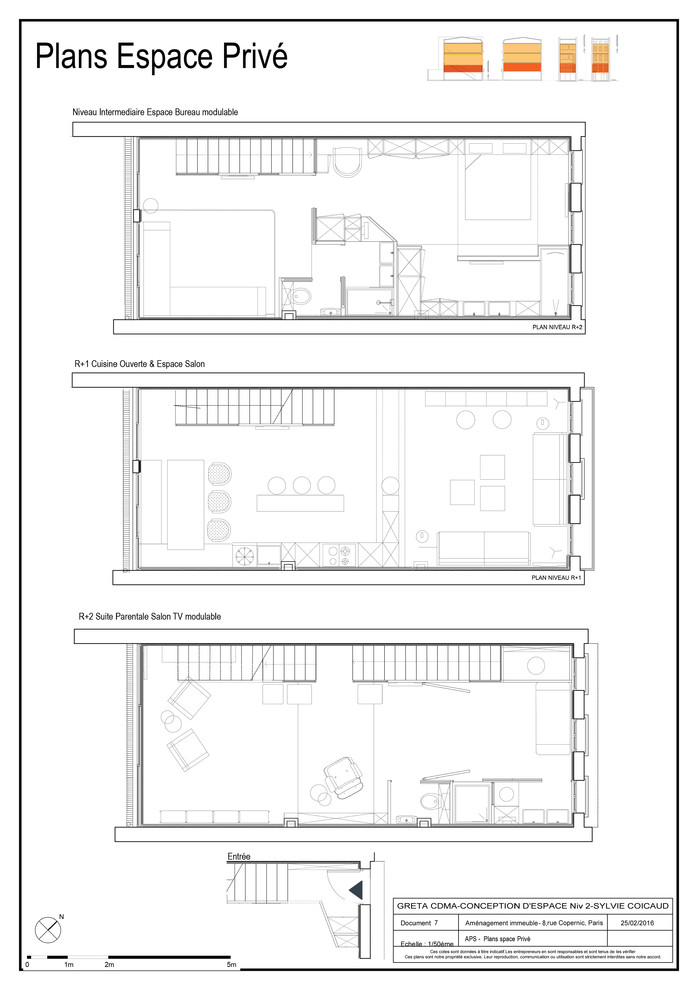 APPARTEMENT TRIPLEX - PAIRS 16ème : Conception, aménagement & décoration