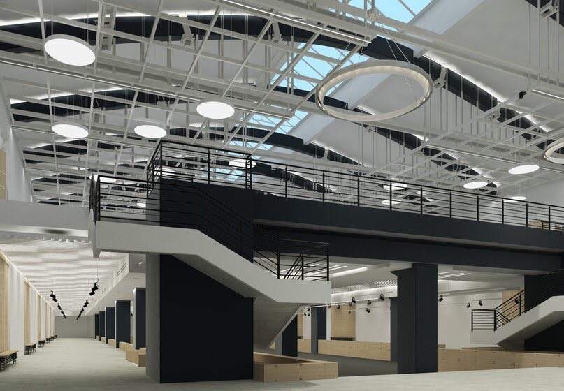 Визуализация Центрального Выставочного Зала Манеж, в Санкт-Петербурге.