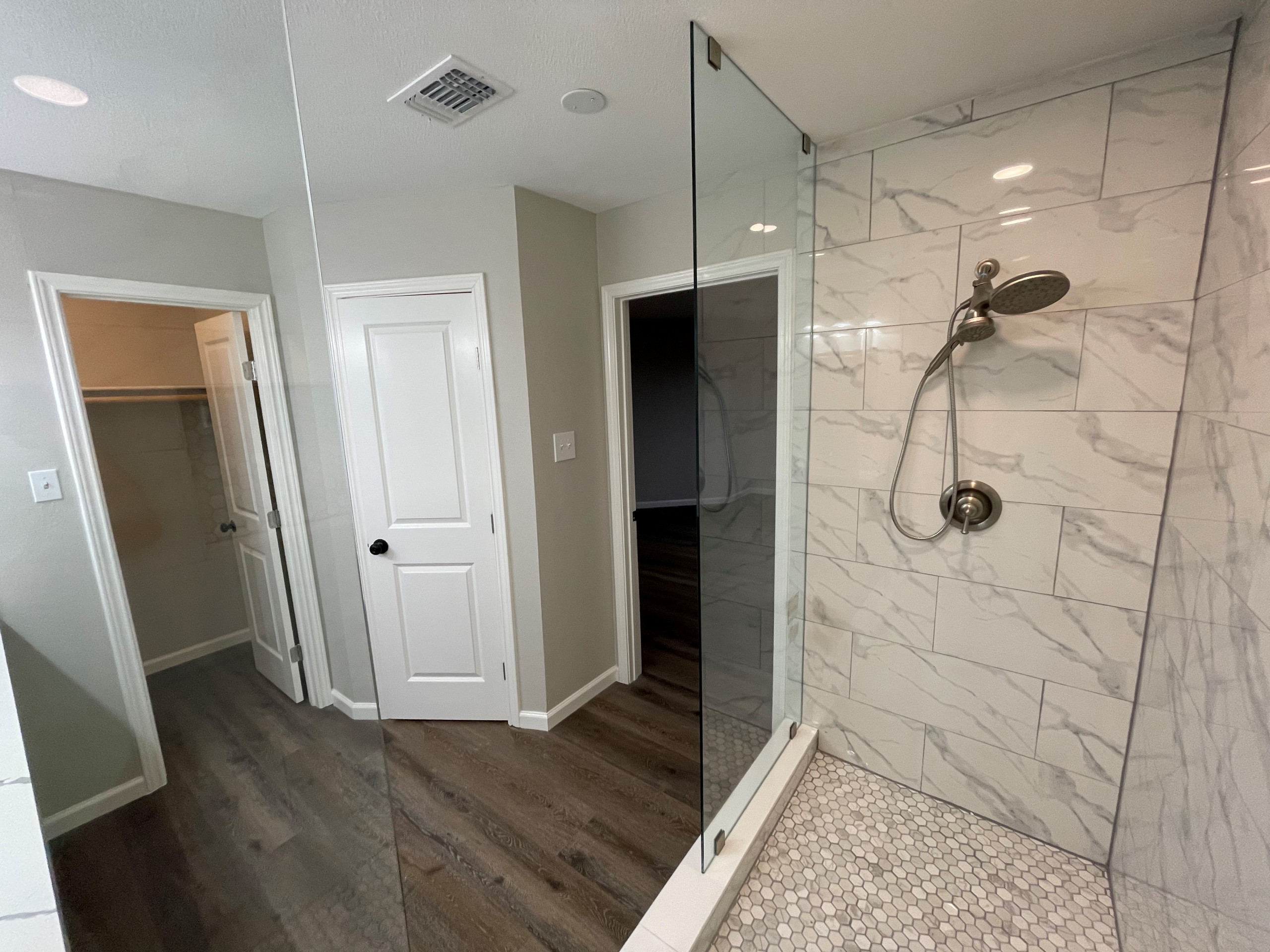 Primary Bathroom with Large Walk-In Shower