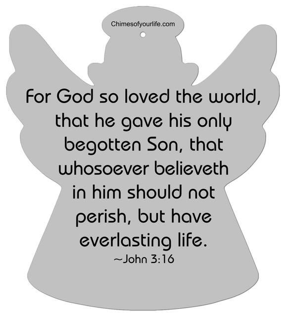 Chimes Of Your Life John 3 16 Angel Memorial Wind Chime 27 Chimes Of Your Life John 3 16 Angel Memorial Wind Chime 27