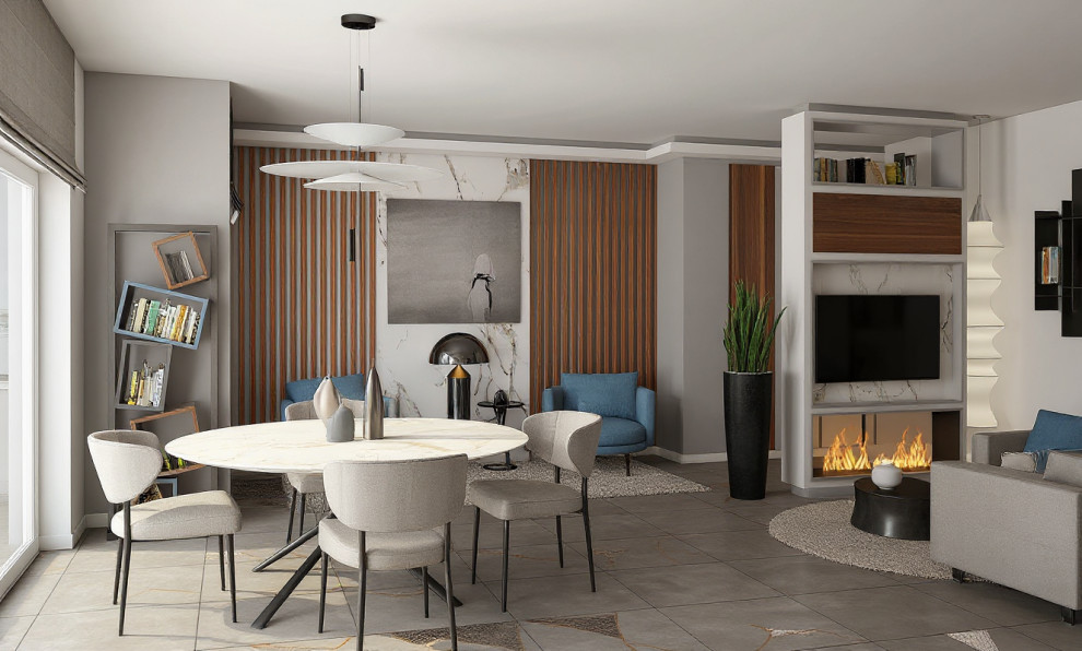 Progetto d'interior design "Via di val Cannuta"