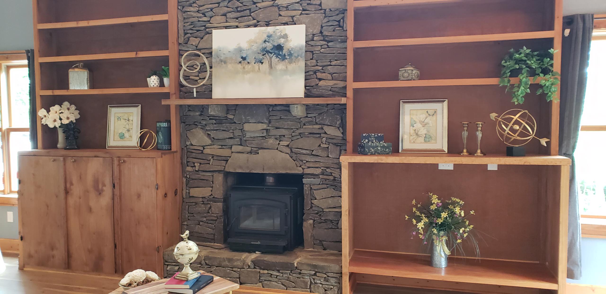 Mountain Top Cabin Staging