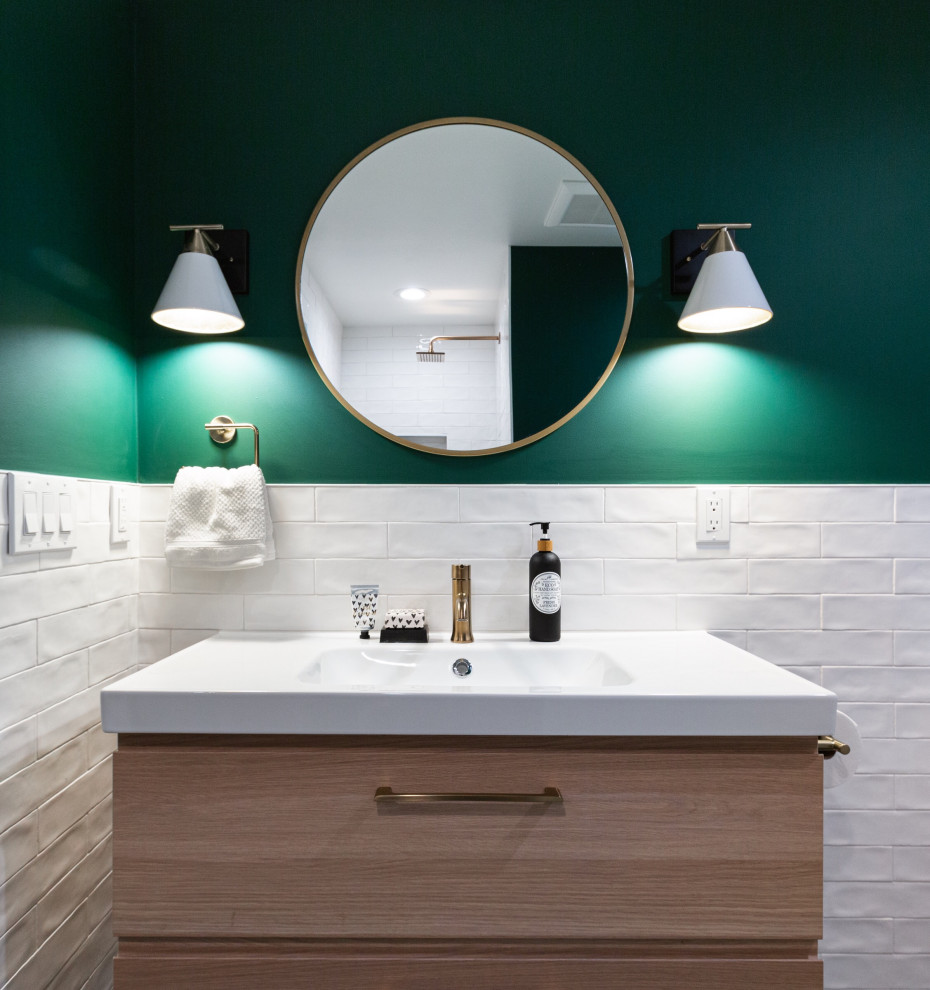 Tiprigan Master Bath | Littleton, CO | Art Deco Contemporary Renovation