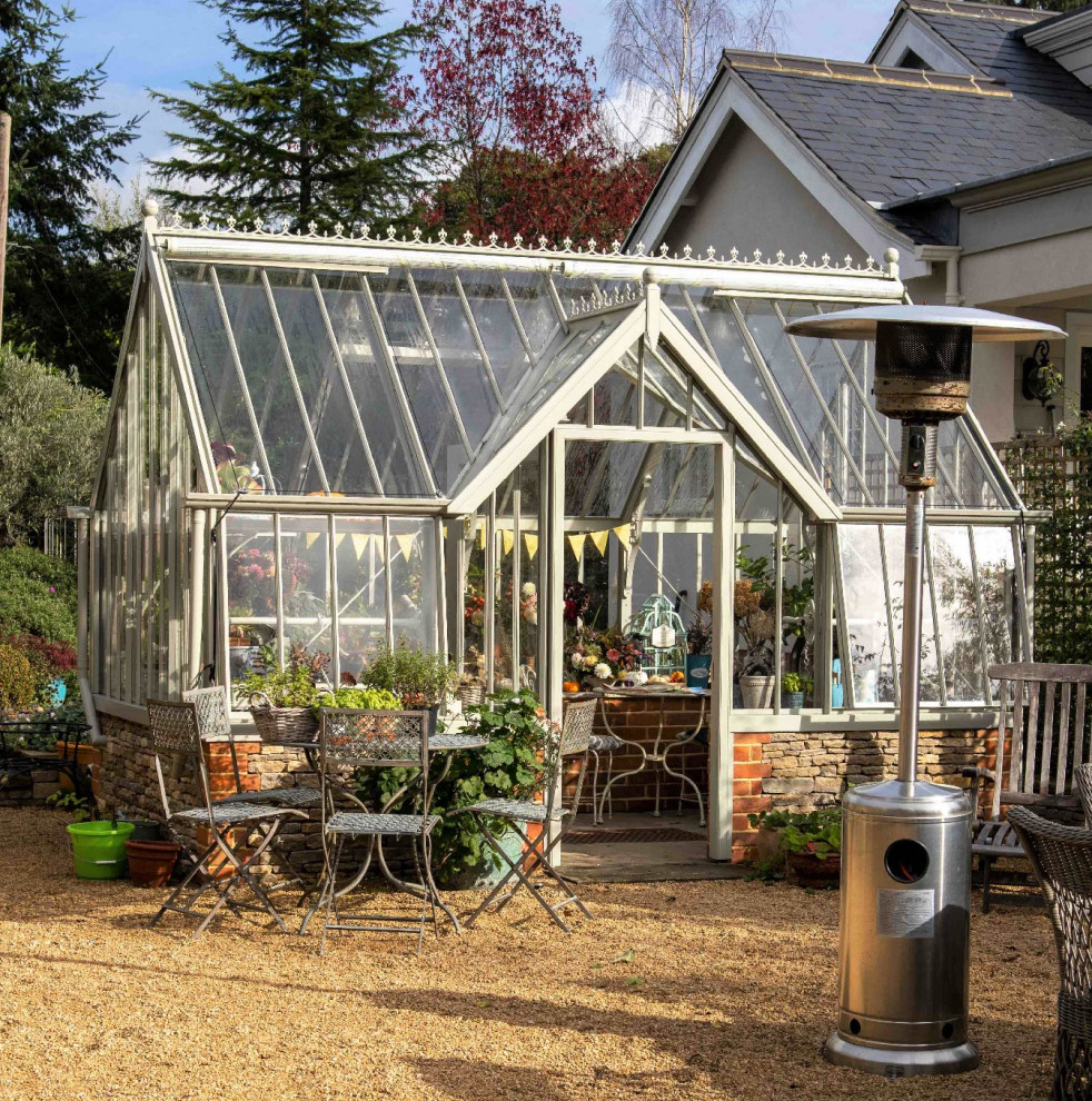 Design ideas for a medium sized victorian detached greenhouse in Surrey.