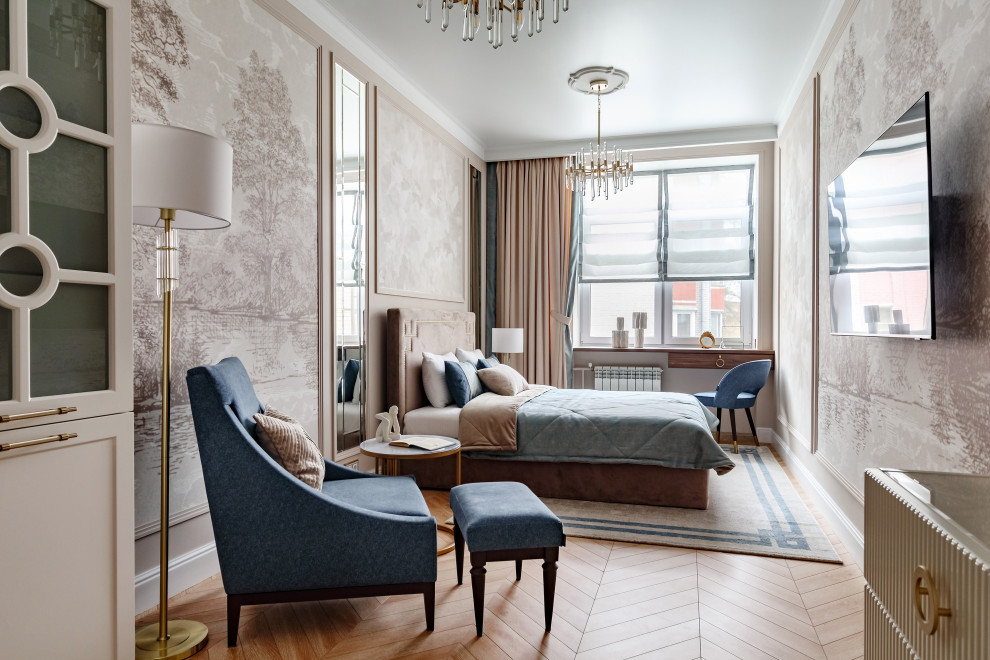 Квартира с элементами американской классики 59 кв. м