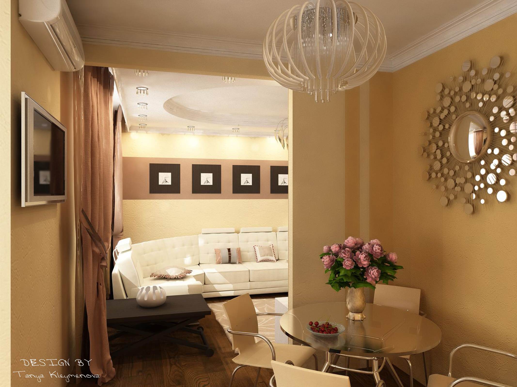 Теплый интерьер для теплых людей