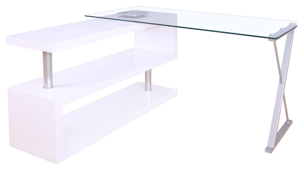 Buck Office Desk Contemporary Desks And Hutches by Acme Furniture