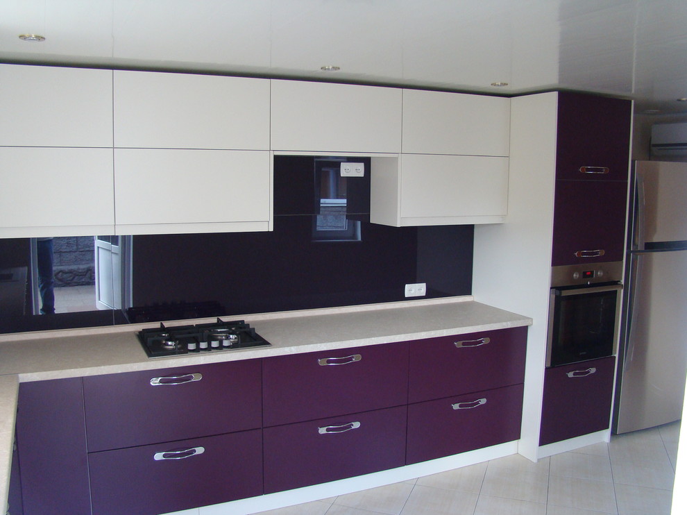 purple kitchen