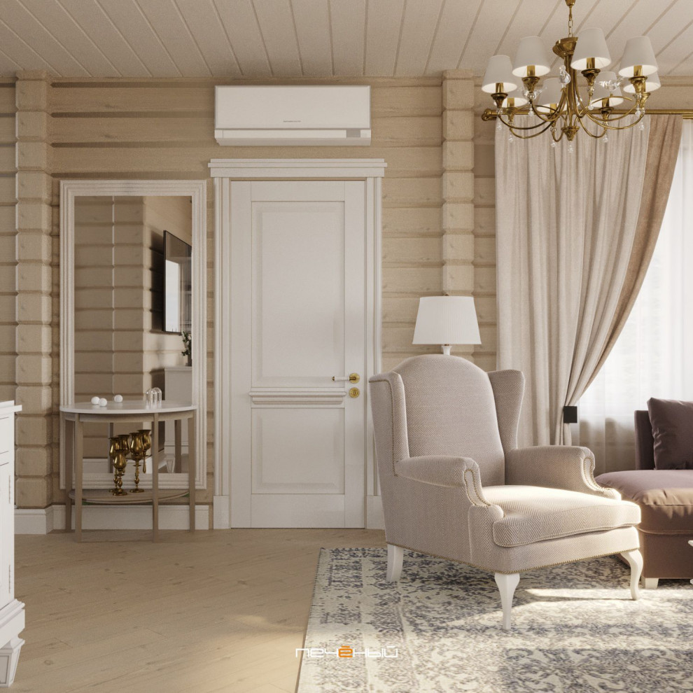 Дизайн интерьера загородного дома для большой семьи