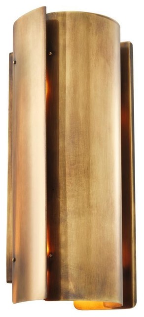 Vintage Brass Wall Lamp | Eichholtz Verge, Gold, 7"Wx5"Dx13"H