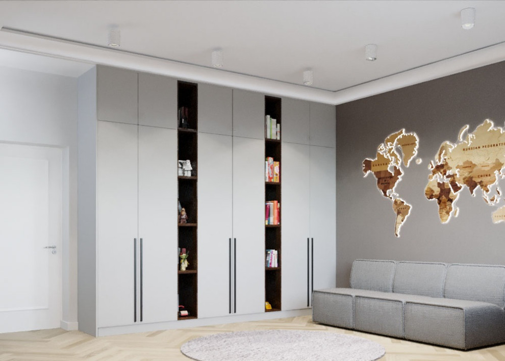 Игровая 21 кв. м. в современном стиле