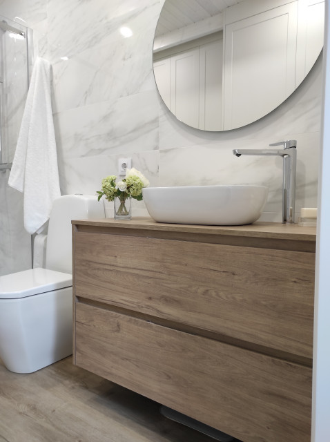 REFORMA INTEGRAL ATICO modern-bathroom