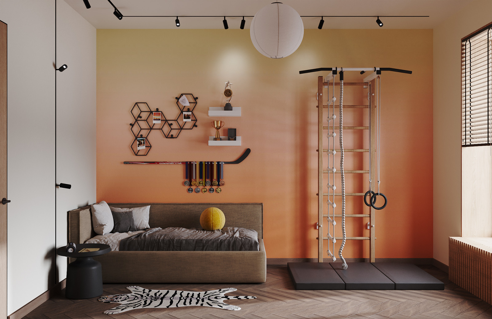 Квартира для семьи с двумя детьми в ЖК Monodom Lake г. Москва.