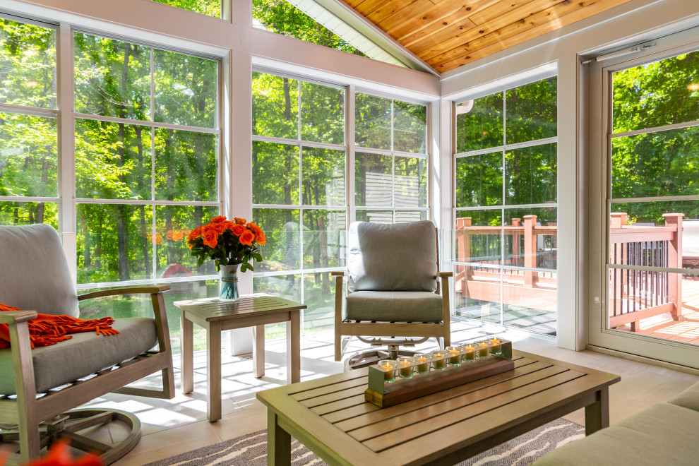 Screen Room Addition - Modern - Sunroom - Minneapolis - by mackmiller ...